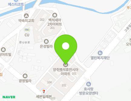 12 Goreungmal-ro 46beon-gil, Baekseok-eup, Yangju-si, Gyeonggi-do, Republic of Korea Map