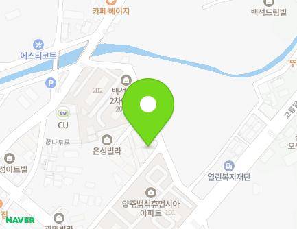 31-36 Kkumnamu-ro, Baekseok-eup, Yangju-si, Gyeonggi-do, Republic of Korea Map