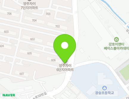 111 Samsung-ro 58beon-gil, Yangju-si, Gyeonggi-do, Republic of Korea Map