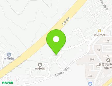42-63 Gwonnyul-ro 29beon-gil, Jangheung-myeon, Yangju-si, Gyeonggi-do, Republic of Korea Map