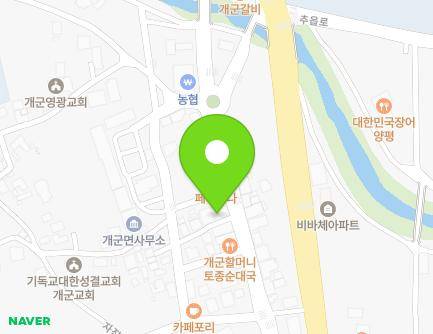31-2 Hajapo-gil, Gaegun-myeon, Yangpyeong-gun, Gyeonggi-do, Republic of Korea Map