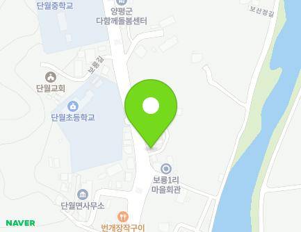 60-1 Boryong-gil, Danwol-myeon, Yangpyeong-gun, Gyeonggi-do, Republic of Korea Map