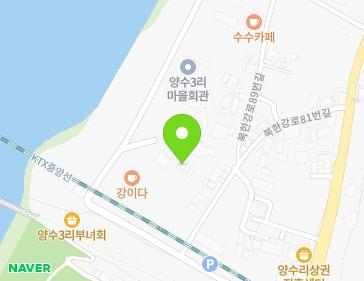 26 Bukhangang-ro 81beon-gil, Yangseo-myeon, Yangpyeong-gun, Gyeonggi-do, Republic of Korea 26 Bukhangang-ro 81beon-gil, Yangseo-myeon, Yangpyeong-gun, Gyeonggi-do, Republic of Korea Map