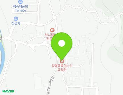30-15 Jungwonsan-ro 490beon-gil, Yongmun-myeon, Yangpyeong-gun, Gyeonggi-do, Republic of Korea Map