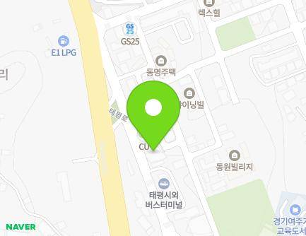 62 Taepyeong-ro, Ganam-eup, Yeoju-si, Gyeonggi-do, Republic of Korea Map
