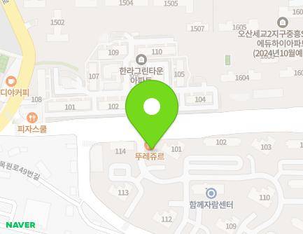 22 Nueup-ro, Osan-si, Gyeonggi-do, Republic of Korea Map