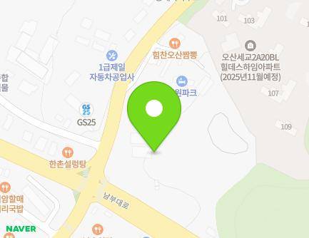 3 Nambu-daero, Osan-si, Gyeonggi-do, Republic of Korea Map