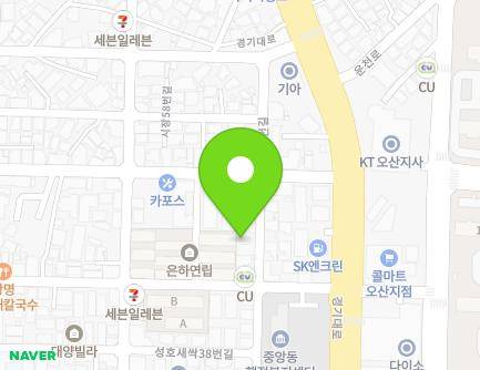 41 Gyeonggi-daero 281beon-gil, Osan-si, Gyeonggi-do, Republic of Korea Map