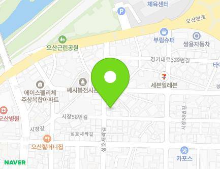 60 Seonghosaessak-gil, Osan-si, Gyeonggi-do, Republic of Korea Map