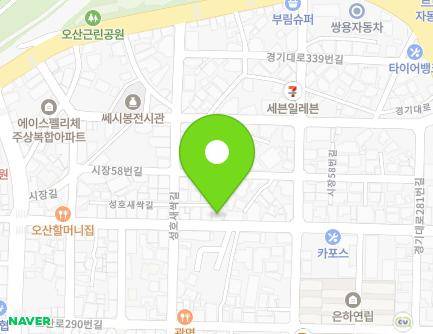 19 Osan-ro 300beon-gil, Osan-si, Gyeonggi-do, Republic of Korea Map