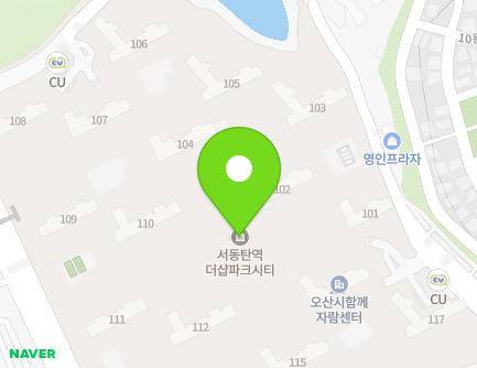 183-19 Munsi-ro, Osan-si, Gyeonggi-do, Republic of Korea Map