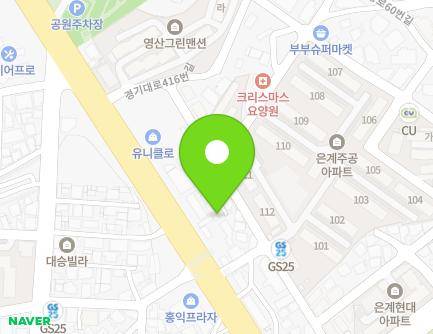 21-1 Eunyeoul-ro 43beon-gil, Osan-si, Gyeonggi-do, Republic of Korea Map