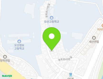 20 Cheonghak-ro 17beon-gil, Osan-si, Gyeonggi-do, Republic of Korea Map