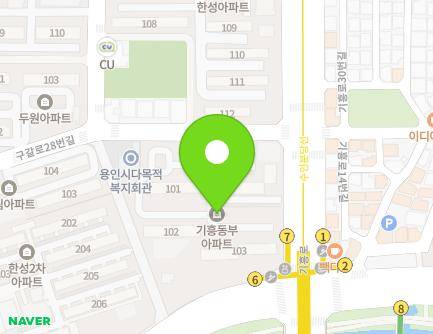 32 Gugal-ro 28beon-gil, Giheung-gu, Yongin-si, Gyeonggi-do, Republic of Korea Map