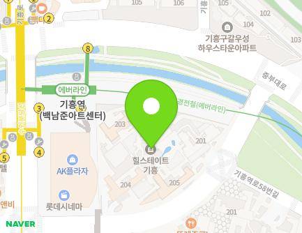 63 Giheungyeok-ro, Giheung-gu, Yongin-si, Gyeonggi-do, Republic of Korea Map