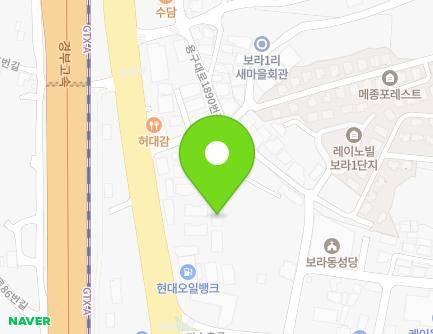 1880-2 Yonggu-daero, Giheung-gu, Yongin-si, Gyeonggi-do, Republic of Korea Map