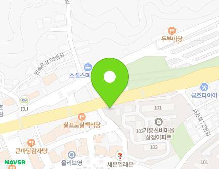 58 Saeun-ro, Giheung-gu, Yongin-si, Gyeonggi-do, Republic of Korea Map