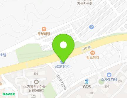 78 Saeun-ro, Giheung-gu, Yongin-si, Gyeonggi-do, Republic of Korea Map