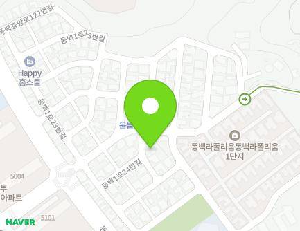 3 Dongbaek 1-ro 34beon-gil, Giheung-gu, Yongin-si, Gyeonggi-do, Republic of Korea Map