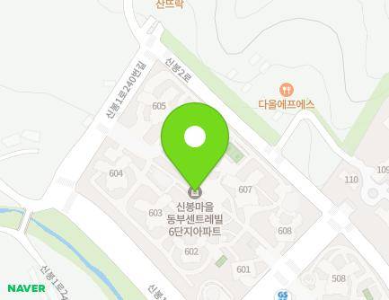 216 Sinbong 1-ro, Suji-gu, Yongin-si, Gyeonggi-do, Republic of Korea Map