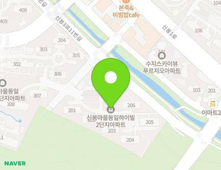 10-7 Sinbong 3-ro 11beon-gil, Suji-gu, Yongin-si, Gyeonggi-do, Republic of Korea Map
