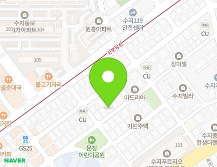 9-7 Pungdeokcheon-ro 160beon-gil, Suji-gu, Yongin-si, Gyeonggi-do, Republic of Korea Map
