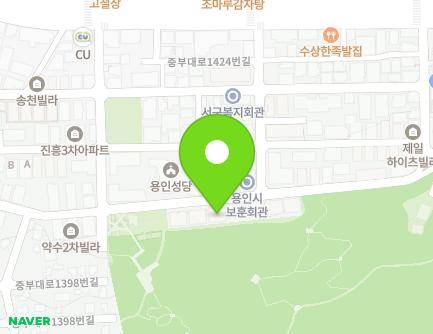 17-12 Jungbu-daero 1408beon-gil, Cheoin-gu, Yongin-si, Gyeonggi-do, Republic of Korea Map