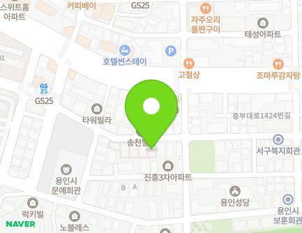 7-16 Jungbu-daero 1398beon-gil, Cheoin-gu, Yongin-si, Gyeonggi-do, Republic of Korea Map