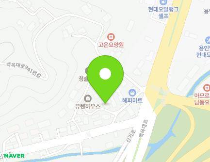 11-13 Baegok-daero 941beon-gil, Cheoin-gu, Yongin-si, Gyeonggi-do, Republic of Korea Map