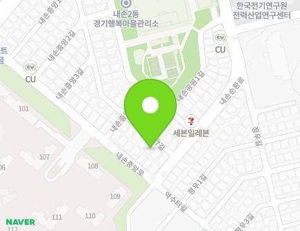 62 Naesonjungang 7-gil, Uiwang-si, Gyeonggi-do, Republic of Korea Map