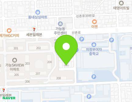 22-10 Sinchon-ro 40beon-gil, Uijeongbu-si, Gyeonggi-do, Republic of Korea Map