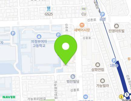 369-3 Sinheung-ro, Uijeongbu-si, Gyeonggi-do, Republic of Korea Map