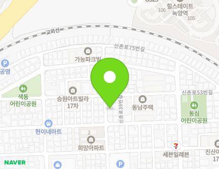 46 Sinchon-ro 39beon-gil, Uijeongbu-si, Gyeonggi-do, Republic of Korea Map