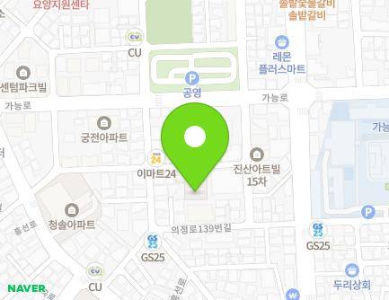 38 Heungseon-ro 27beon-gil, Uijeongbu-si, Gyeonggi-do, Republic of Korea Map