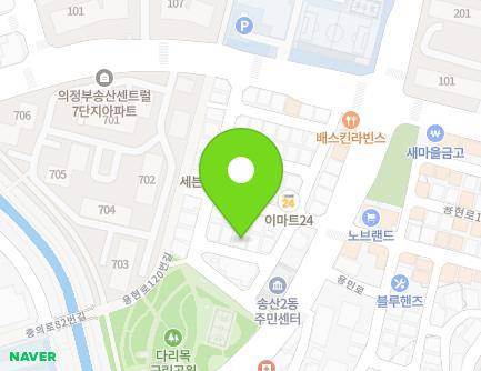 29-5 Yonghyeon-ro 122beon-gil, Uijeongbu-si, Gyeonggi-do, Republic of Korea Map