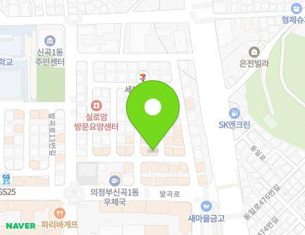 23-16 Balgok-ro 31beon-gil, Uijeongbu-si, Gyeonggi-do, Republic of Korea Map