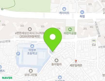 61 Dongil-ro 494beon-gil, Uijeongbu-si, Gyeonggi-do, Republic of Korea Map
