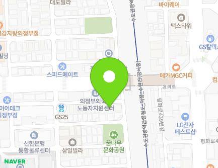 44 Sinheung-ro 186beon-gil, Uijeongbu-si, Gyeonggi-do, Republic of Korea Map