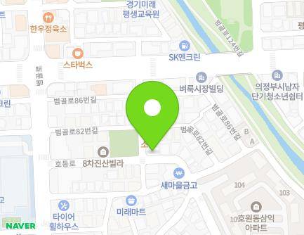 13 Hodong-ro, Uijeongbu-si, Gyeonggi-do, Republic of Korea Map