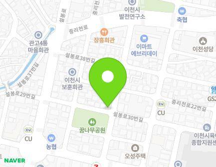34 Jungnicheon-ro 14beon-gil, Icheon-si, Gyeonggi-do, Republic of Korea Map