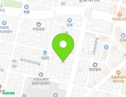 10-14 Seohui-ro 29beon-gil, Icheon-si, Gyeonggi-do, Republic of Korea Map