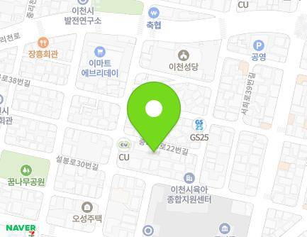 27-10 Jungnicheon-ro 22beon-gil, Icheon-si, Gyeonggi-do, Republic of Korea Map