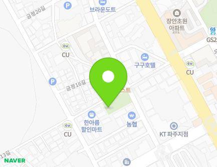16 Geumjeong 14-gil, Paju-si, Gyeonggi-do, Republic of Korea Map