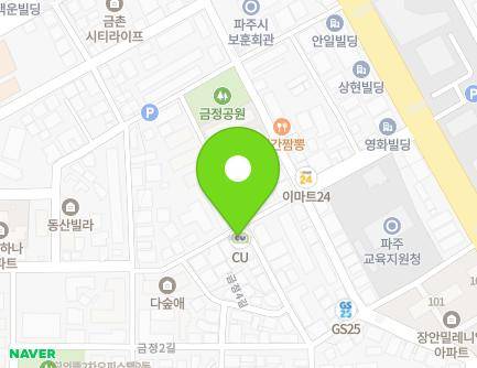 20 Geumjeong 4-gil, Paju-si, Gyeonggi-do, Republic of Korea Map