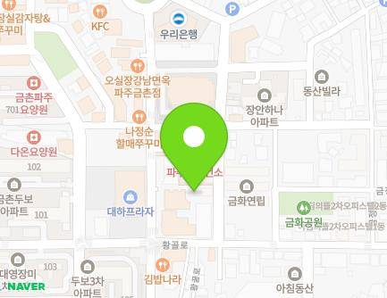 64 Geumjeong 7-gil, Paju-si, Gyeonggi-do, Republic of Korea Map