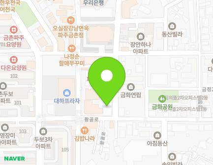 70 Geumjeong 7-gil, Paju-si, Gyeonggi-do, Republic of Korea Map