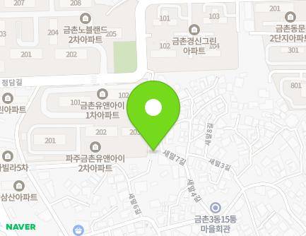 22-9 Saemal 6-gil, Paju-si, Gyeonggi-do, Republic of Korea Map