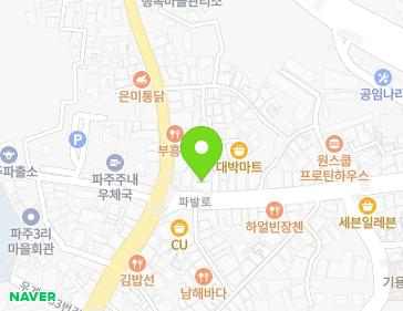 3 Pabal-ro, Paju-eup, Paju-si, Gyeonggi-do, Republic of Korea Map