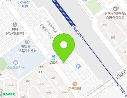 36 Wonpyeong-ro 28beon-gil, Pyeongtaek-si, Gyeonggi-do, Republic of Korea Map
