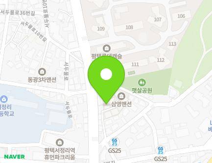 1-16 Dunggujae-gil, Pyeongtaek-si, Gyeonggi-do, Republic of Korea Map